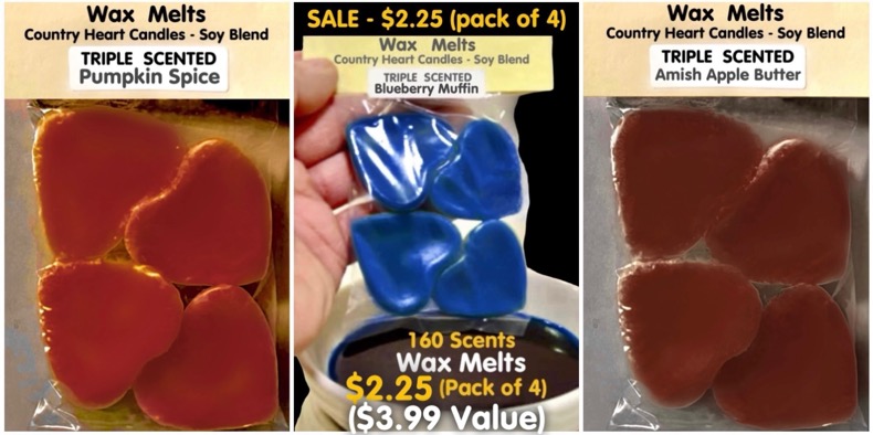 Sale: Soy wax melts Christmas scents - Sale